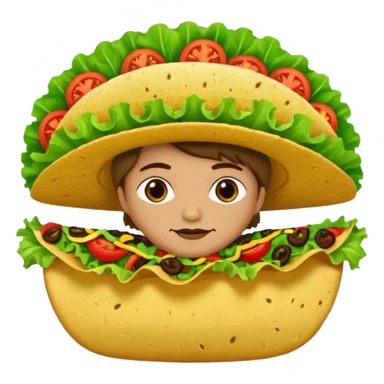 Me as a taco  sticker