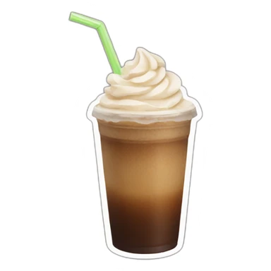 A frappe emoji sticker
