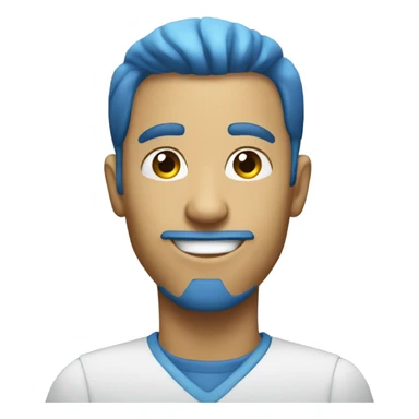 Create a blue verification emoji sticker