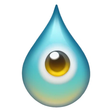 water droplet under eye sticker