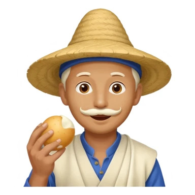 some guy eating 1kg of mozzarella, make it nepalese sticker