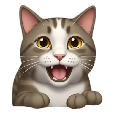 cat pleading sticker