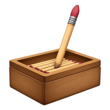 matchstick box sticker