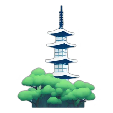 kyoto-tower sticker