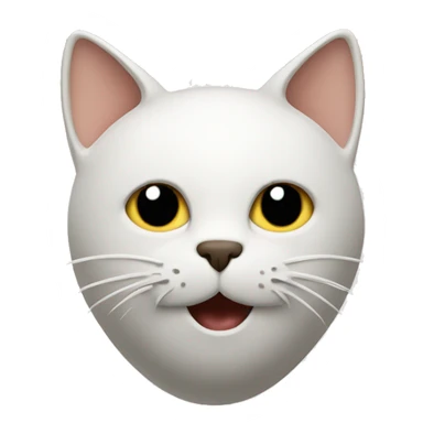 Cat's head in the toilet sticker