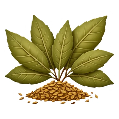 ground bay leaf sticker