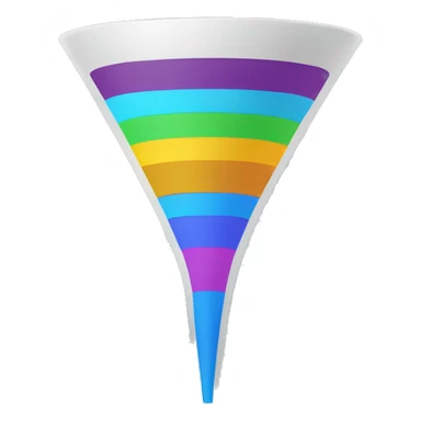 funnel chart sticker