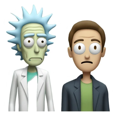 rick and morty sticker