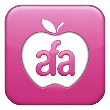 pink afterpay word sticker