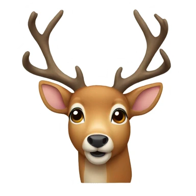 Deer sticker