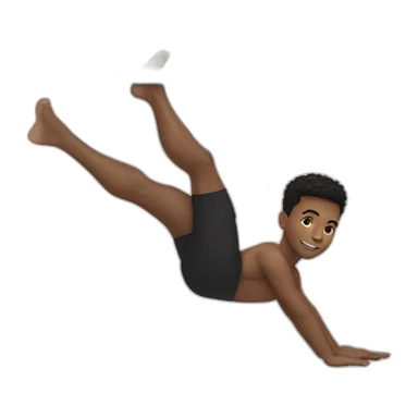 boy mixrace in front lever on traction barre sticker