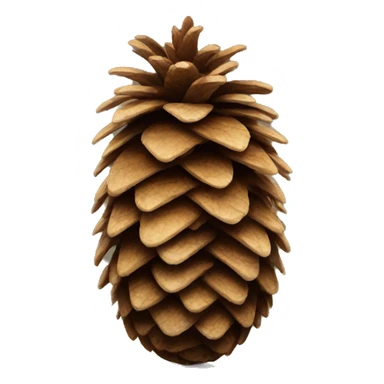 scared pinecone sticker