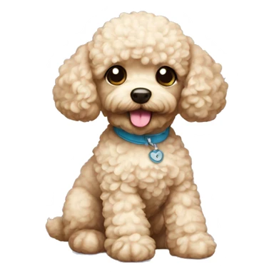 puppy Toy-poodle sticker