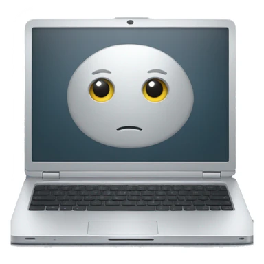 laptop with the screen recording sticker