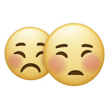 🙂‍↔️😔 sticker