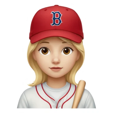 Blonde girl with Boston sticker