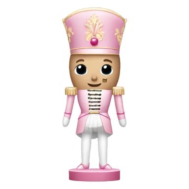 Light pink nutcracker sticker