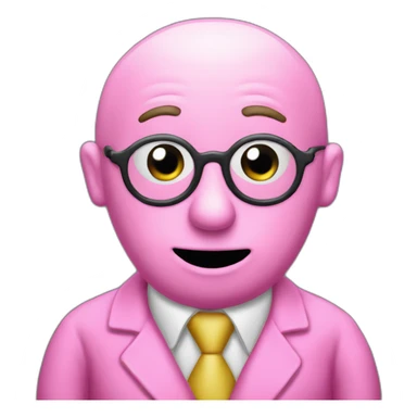 Mr Blobby nuclear physicist sticker