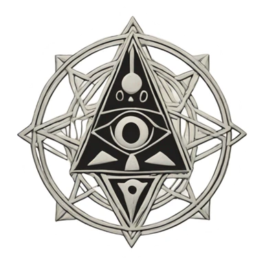 occult symbol  sticker