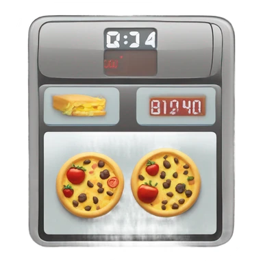📊 Calorie Tracker – A digital screen showing calorie count. sticker