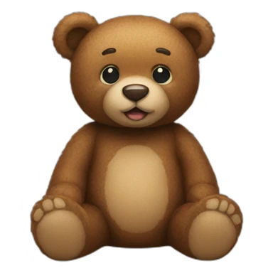 teddy bear sticker
