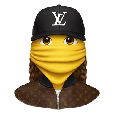 Only Louis Vuitton cap no face sticker