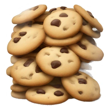 Realistic glass cookie jar with beige lid full of cookies isolated.  sticker