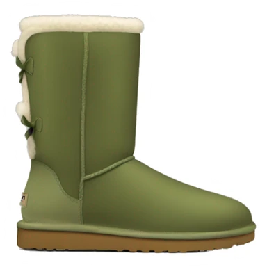 Khaki green Ugg boots sticker
