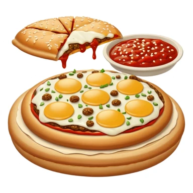 burger pizza pommes sticker
