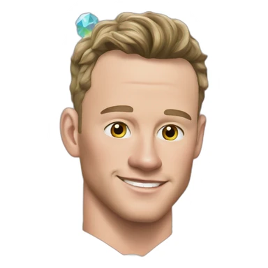 Jonathan Toews as rainbow diamond ring sticker