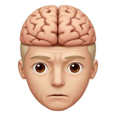 a man that dont know what to do and with the brain out of your opened head sticker