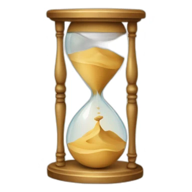 sand clock sticker
