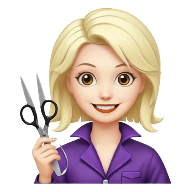 hairdresser nightmare halloween sticker