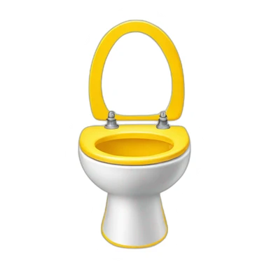 yellow bidet sticker
