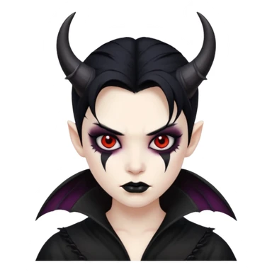 Emo Gothic Demon sticker