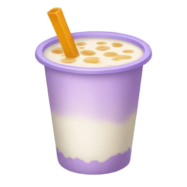 lavender milk tea boba sticker