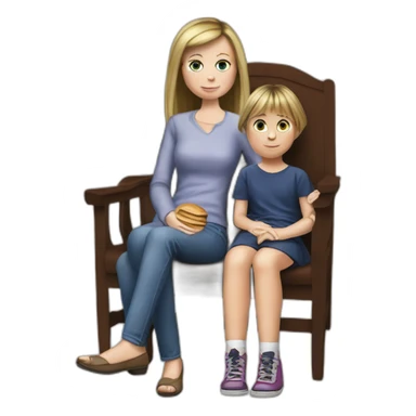 Madeleine McCann sitting on Lady Dianas knee sticker