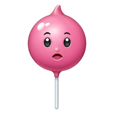 Pink tootsie pop sticker