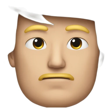 Donald Trump qui fait la bise sticker