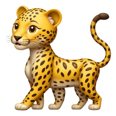leopard der popo wackelt sticker