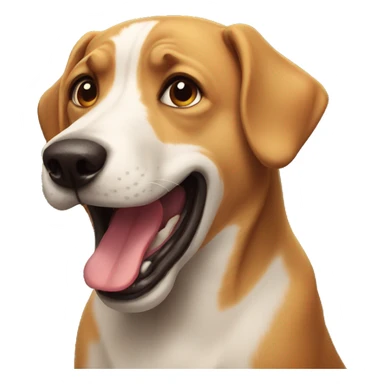 hysterical dog sticker