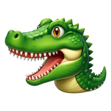 crocodile emoji sticker