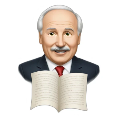 Lukashenko sing song sticker