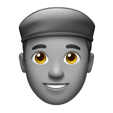 Black Engineer emoji with document smiling sticker