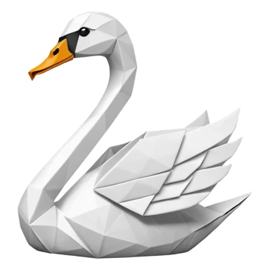 Origami swan like Prison Break version which Michel Scolfild made one. sticker