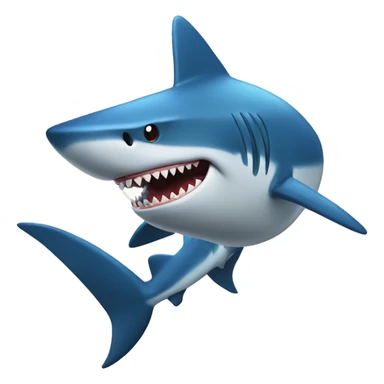 Hannukah shark sticker