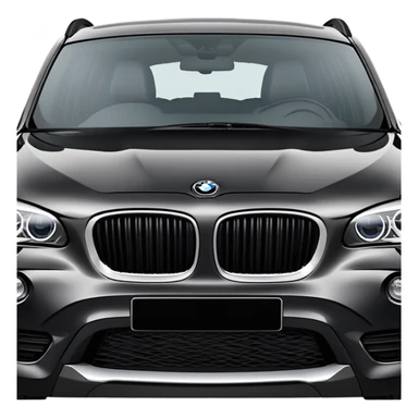 Svart BMW x1 sticker