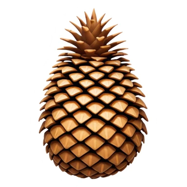 Pinecone sticker