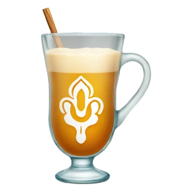 Chai glass Indian style sticker