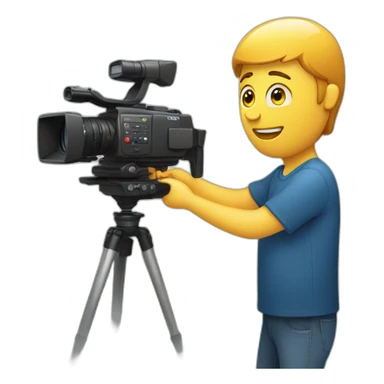 Video operator with camera sticker